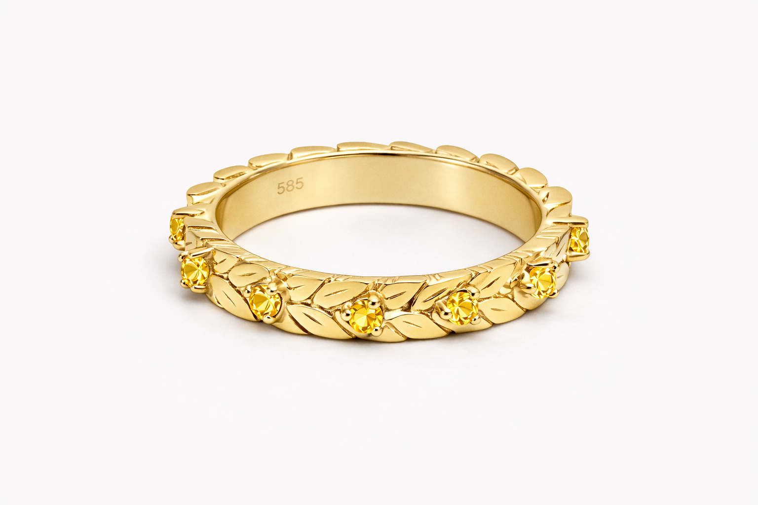 Anello Eternity Corona D’alloro - Argento 925