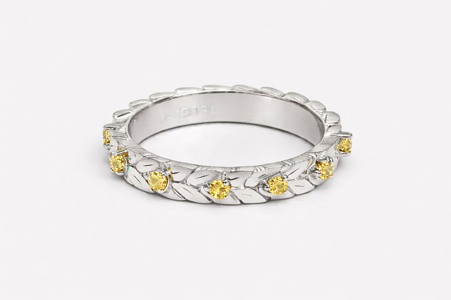 Anello Eternity Corona D’alloro - Argento 925