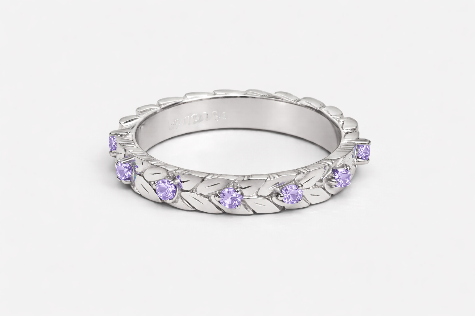 Anello Eternity Corona D’alloro - Argento 925