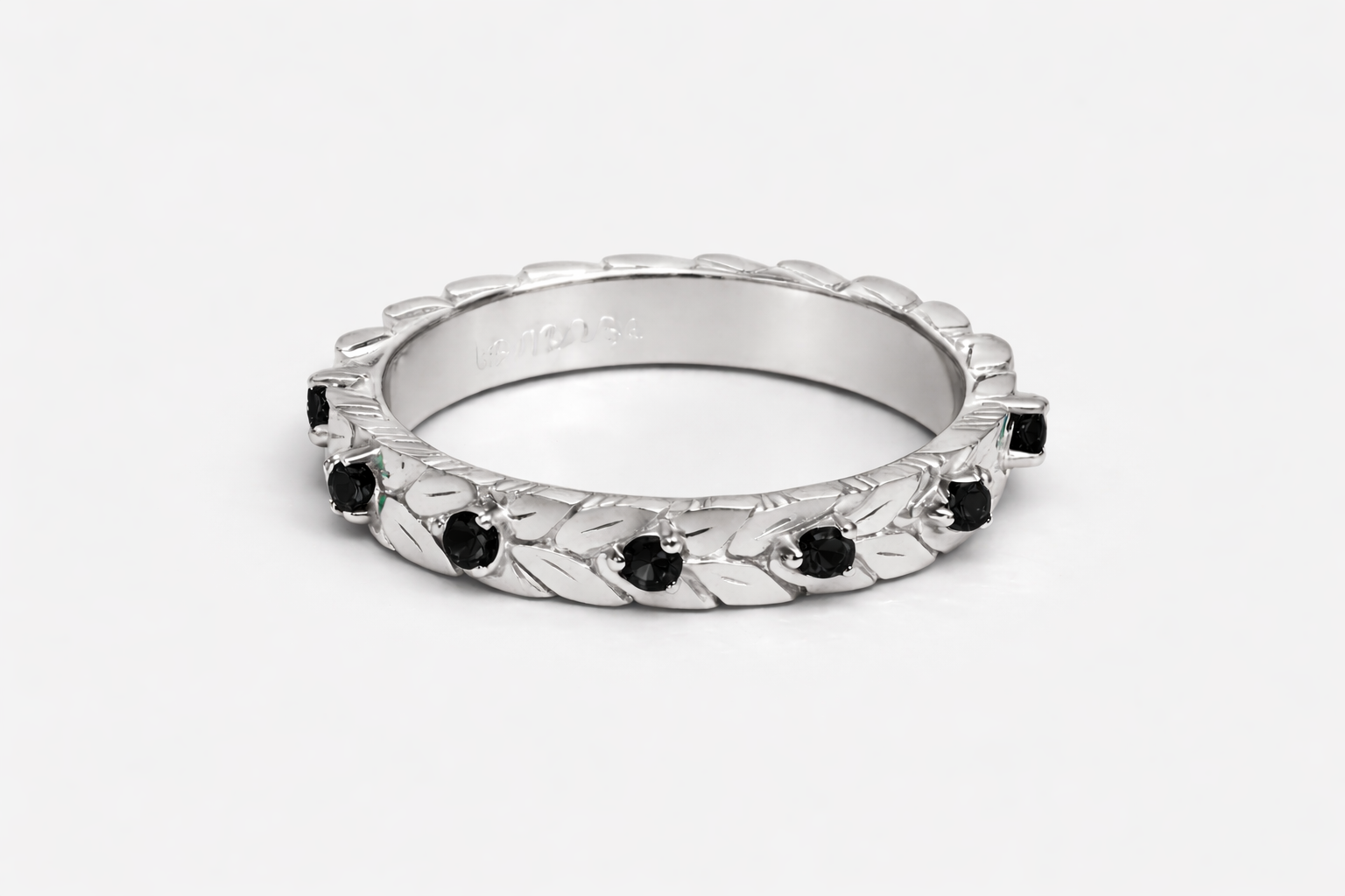 Anello Eternity Corona D’alloro - Argento 925