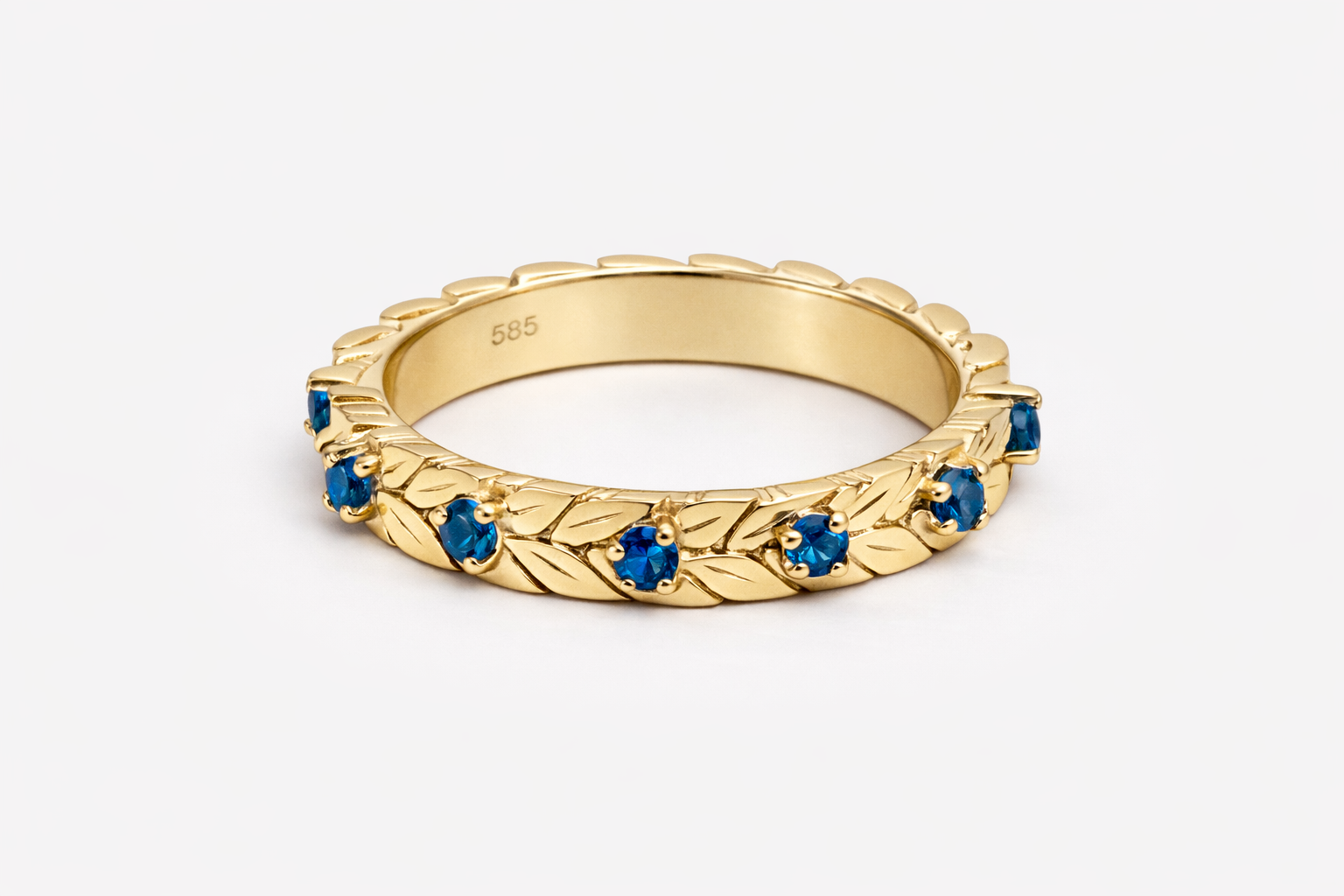 Anello Eternity Corona D’alloro - Argento 925