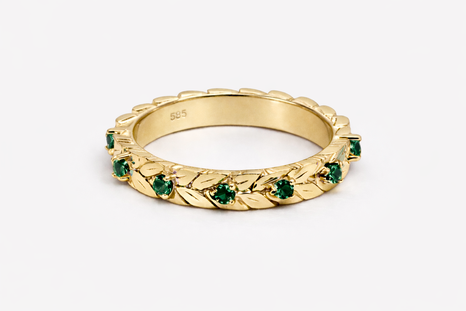 Anello Eternity Corona D’alloro - Argento 925